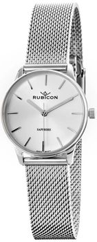 Zegarek damski Rubicon z szafirowym szkłem RNBE35 srebrny-srebrny.jpg